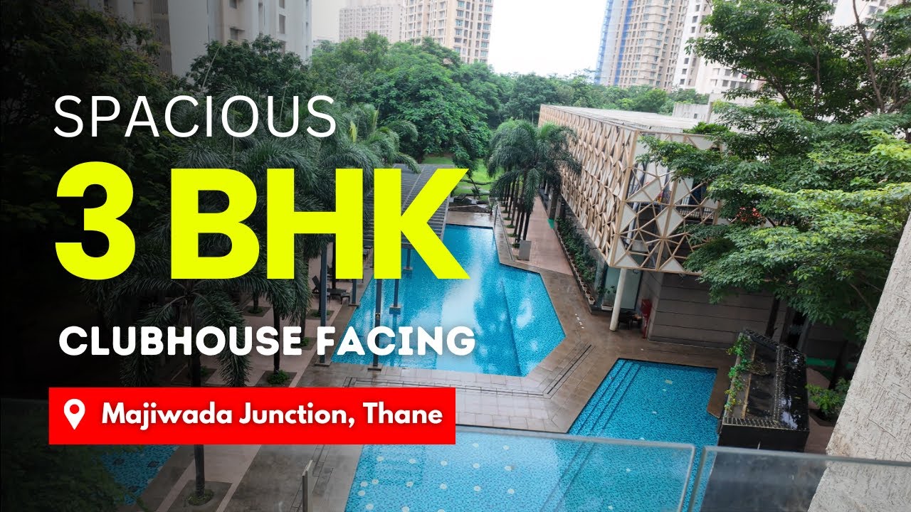 Clubhouse Facing 3 BHK For Sale In Majiwada, Thane | Prime Location | Swagat Properties