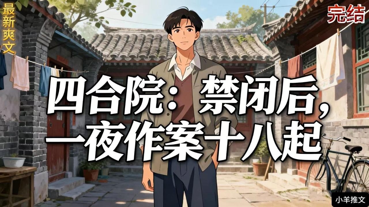 完结《四合院：禁闭后，一夜作案十八起》林方魂穿四合院，成了被满院禽兽诬陷关在保卫禁闭室的红星轧钢厂宣传科科员林方身上。觉醒了惩禽系统，惩治禽兽就能获得经验值！#小说  #推文  #重生 #爽文 #有聲