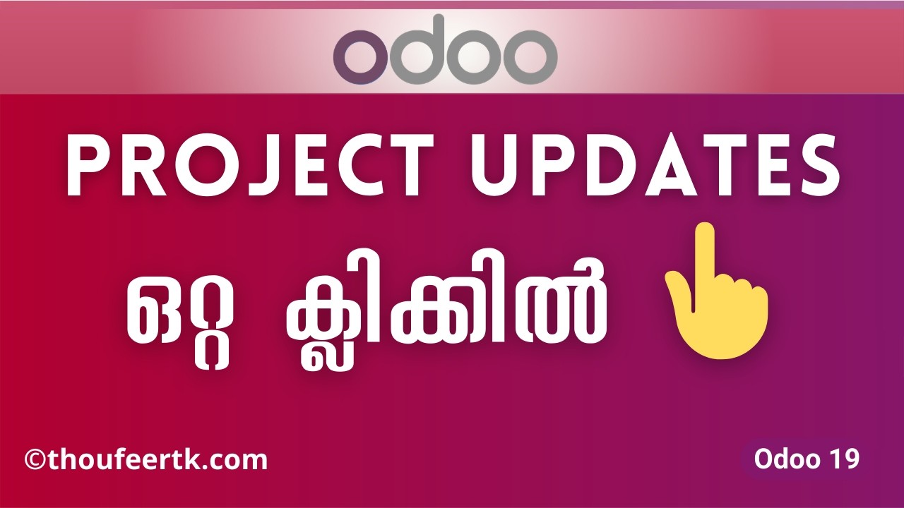 Project Activity Dashboard | Track Documents, Profitability & Updates | Odoo Tutorials Malayalam