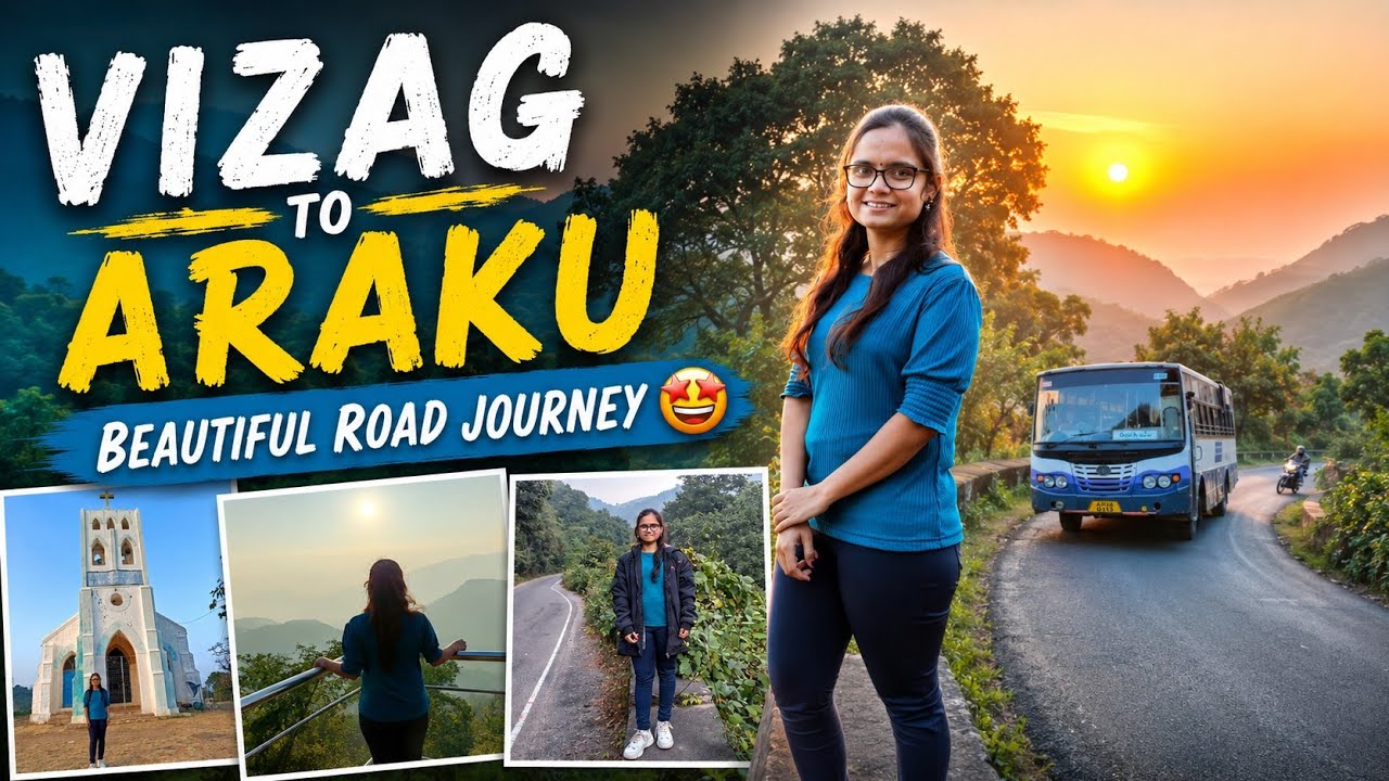 Vizag To Araku Valley | Ghat Road Journey | Araku Episode 1 | Travel Vlogs | Loki's Journey | Telugu