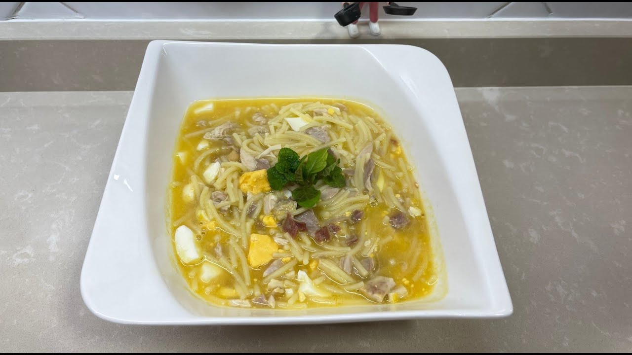 SOPA DE PICADILLO
