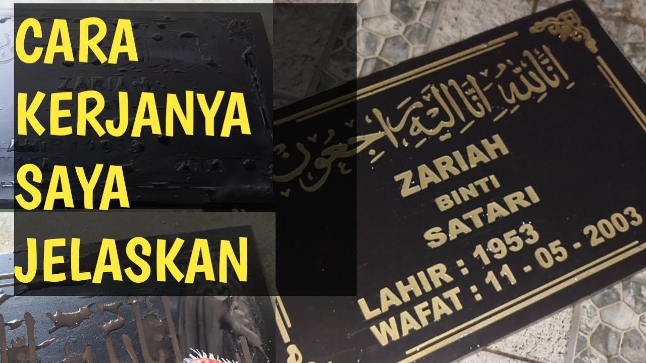 DARI AWAL SAMPAI PENJUALAN DIJELASKAN // CAIRAN BATU NISAN DAN PRASASTI