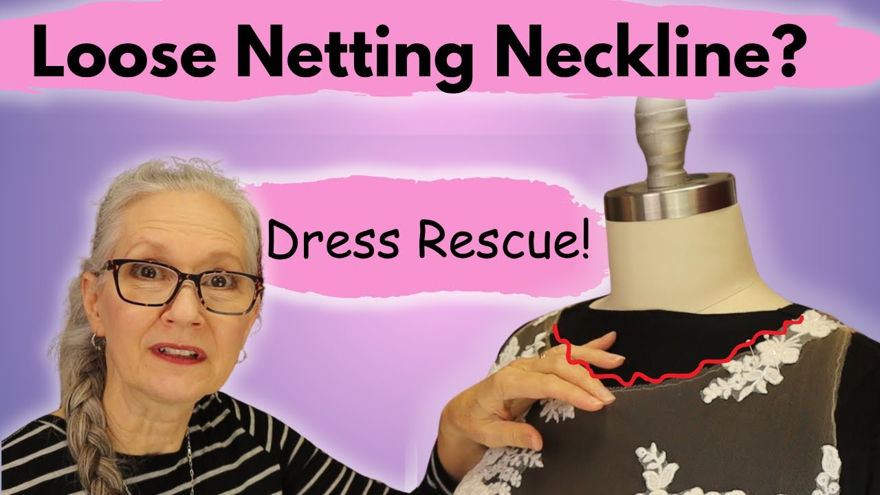 LOOSE NET Neckline in Your FORMAL DRESS?
