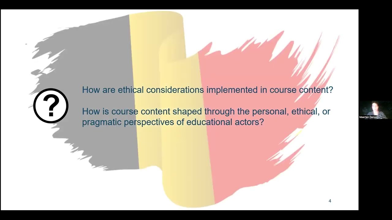 EGC 24 | Many Faces, Many Names? Ethics as Localized Content & as Transversal Perspective in Belgium