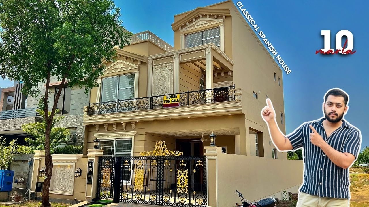 CLASSICAL SPANISH Affordable 10 Marla HOUSE | Lake City Lahore