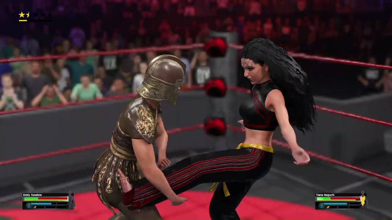 WWE 2K25:  WMAC:  Season 2: Episode 237:  Fight 5:  Bladesmith v Black Widow