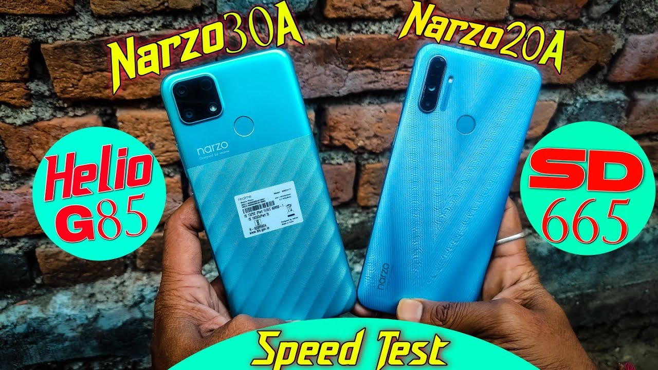 Narzo 30A VS Narzo 20A Speed Test
