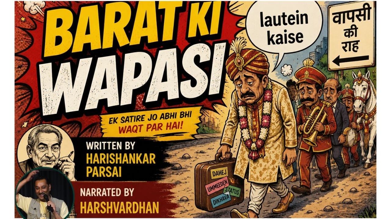 हरिशंकर परसाई | बारात की वापसी | Baaraat Ki wapasi | Harishankar Parsai | @Harshvardhan
