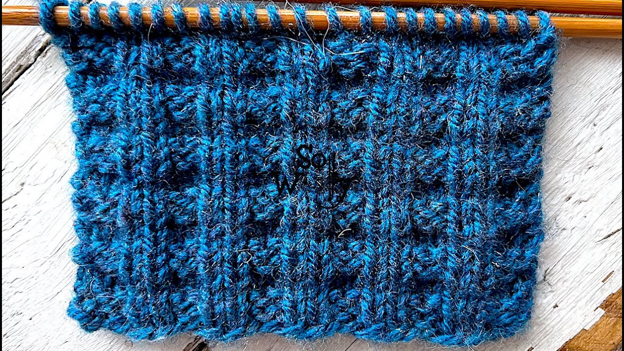 How to knit the Thermal stitch: For veterans and absolute beginners! - So Woolly