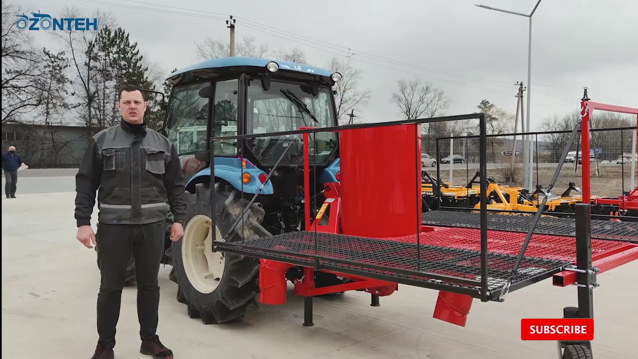 Tocator de paie pentru căpşuni MCMS Warka \ Straw shredder for MCMS Warka strawberries