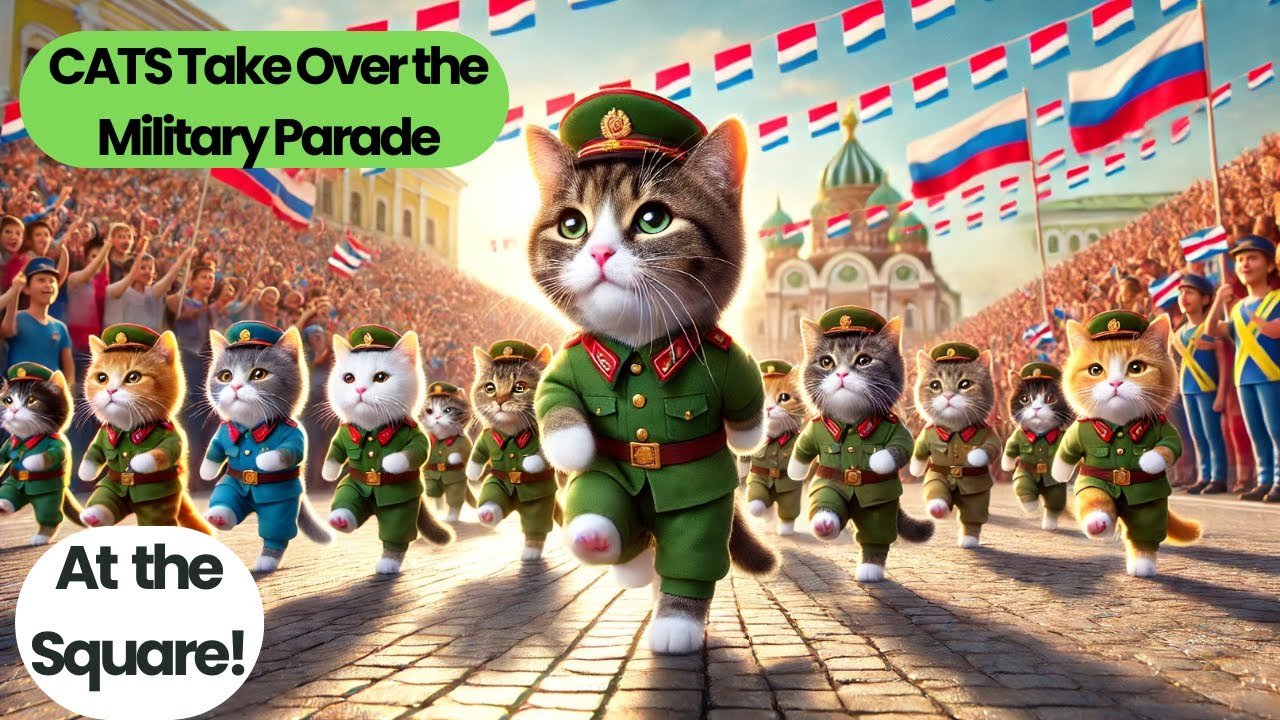 CATS Take Over the Military Parade at the Square!