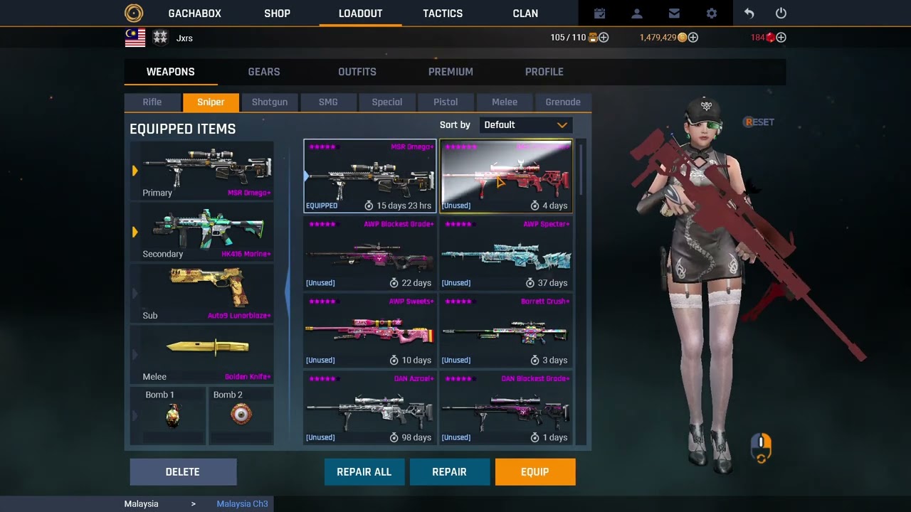 Loadout Blackshot Sea Update 30/10/2023 !