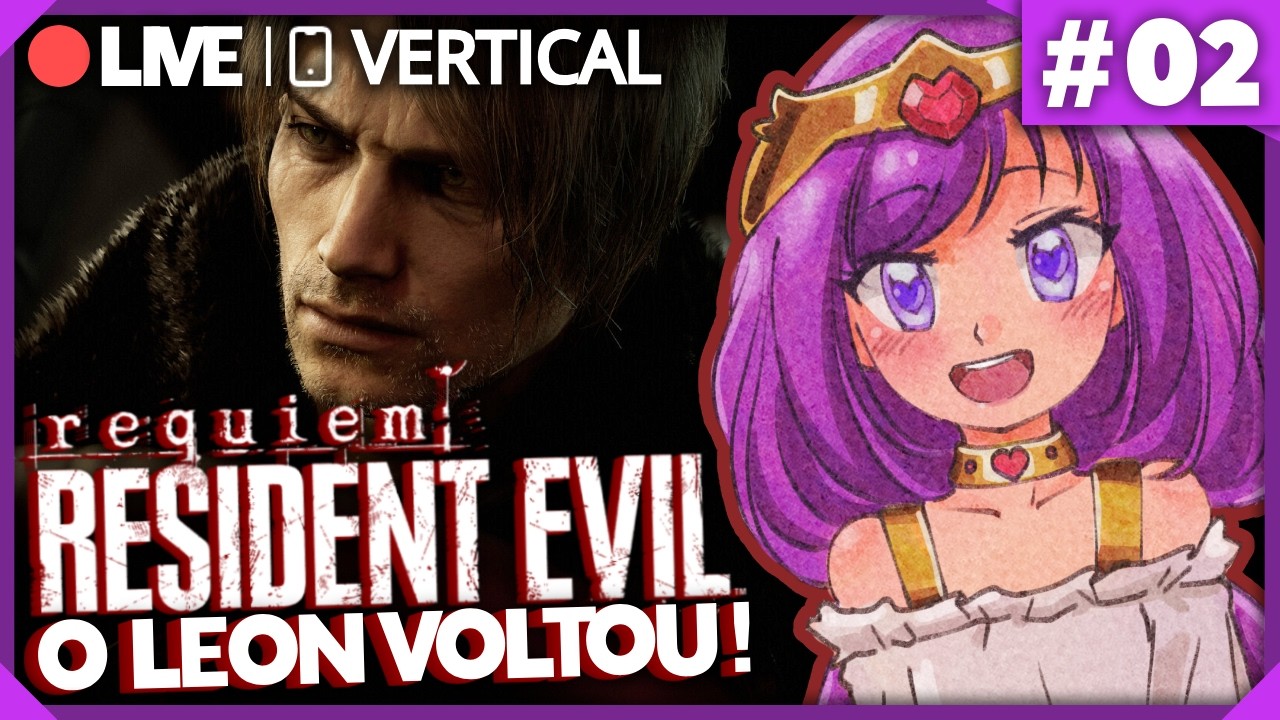 [📱VERTICAL ] - Resident Evil Requiem: O HOMEM BRAÇUDO Está Entre Nós! - pt.2