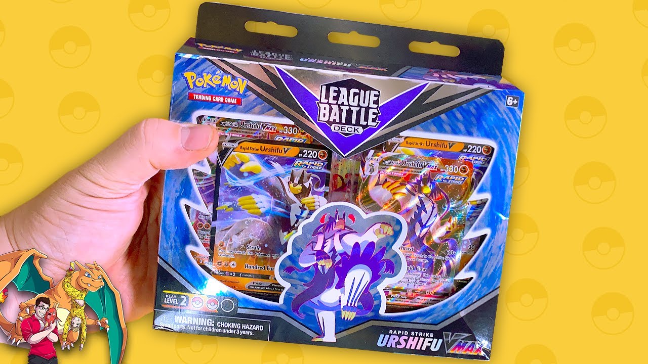 NEW! Pokemon League Battle Deck - Rapid Strike Urshifu Vmax Opening