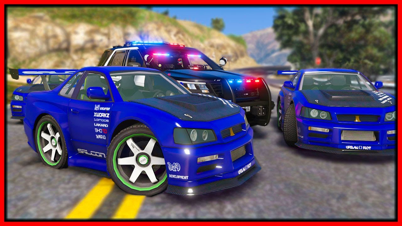 GTA 5 Roleplay - tiny cars trolling cops | RedlineRP