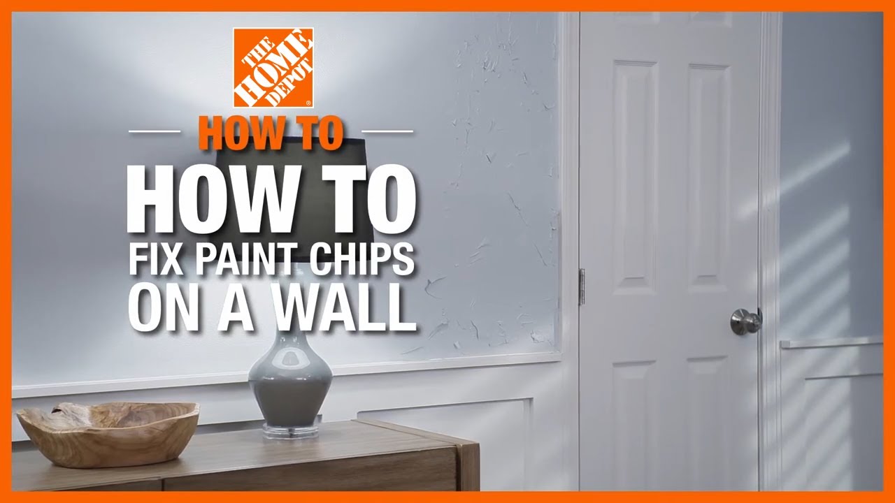 How to Fix Paint Chips on a Wall | The Home Depot