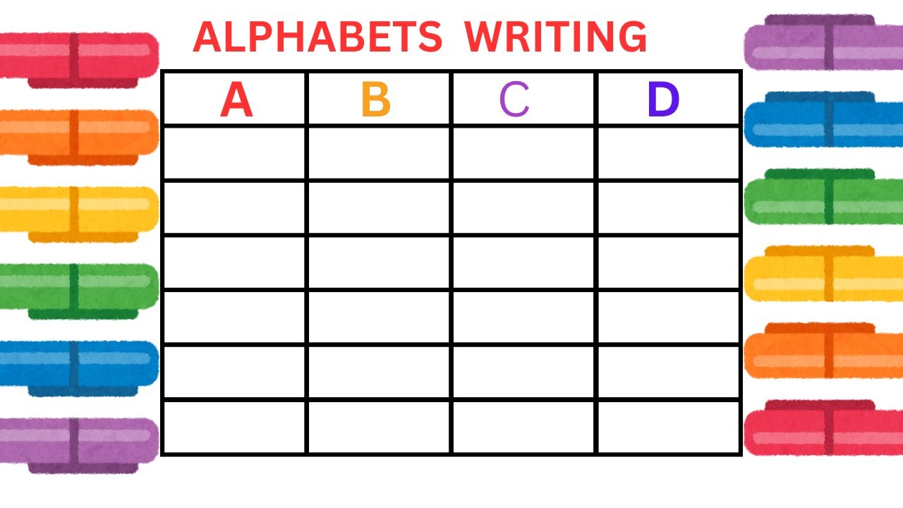 How to learn and write Alphabets AtoZ ||@AyatABCStudio|| Trace alphabet ato z || ABC  song || ABC