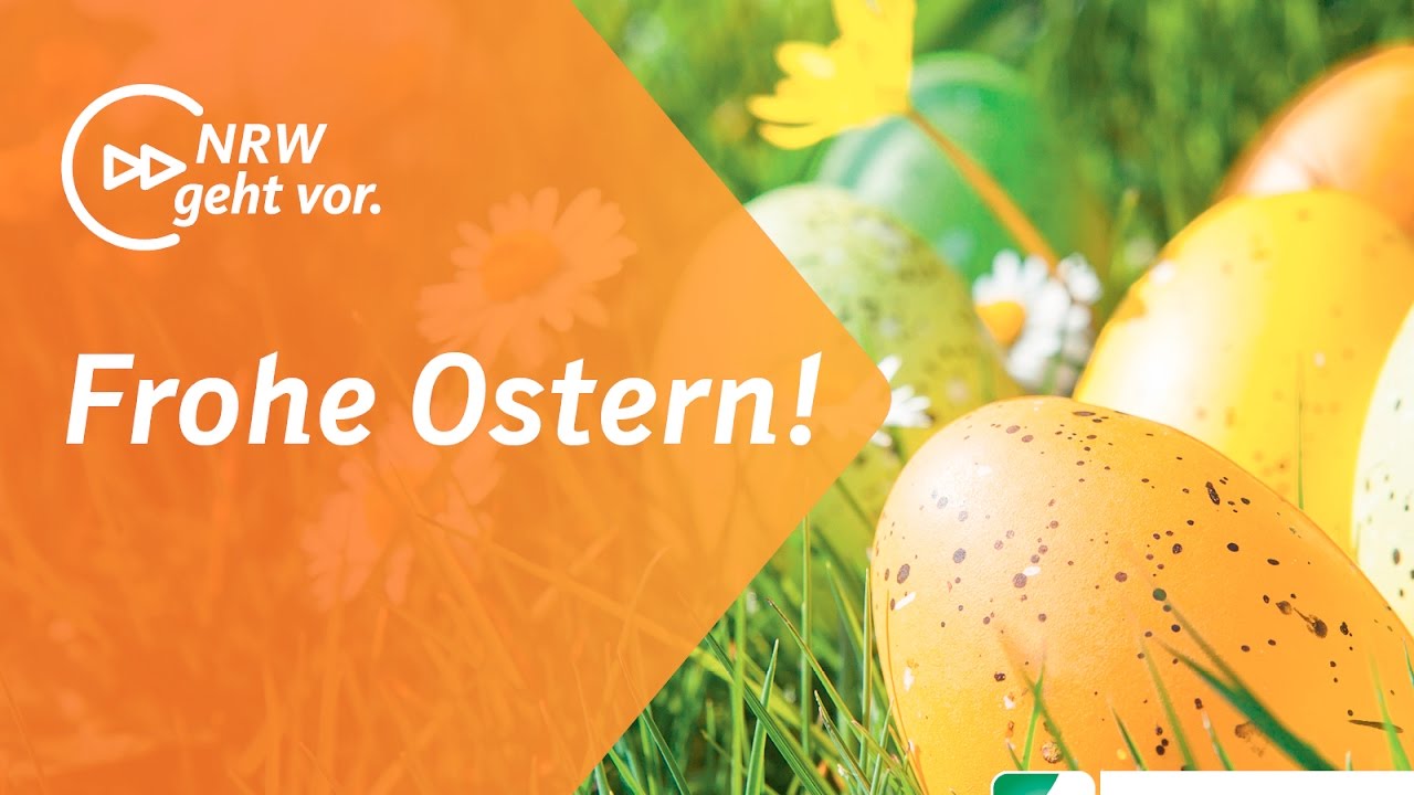 #bewegt - Unterwegs für Nordrhein-Westfalen. Frohe Ostern.