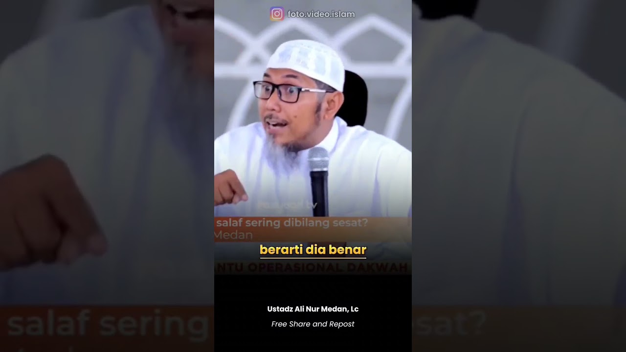 Kenapa Kajian Salaf Banyak Dibilang Sesat? - Ustadz Ali Nur Medan, Lc