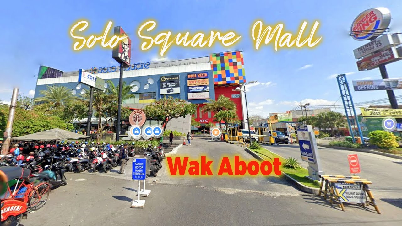 Jalan keliling di salah satu mall terbesar kota Solo Square Mall ambience, mall whitenoise