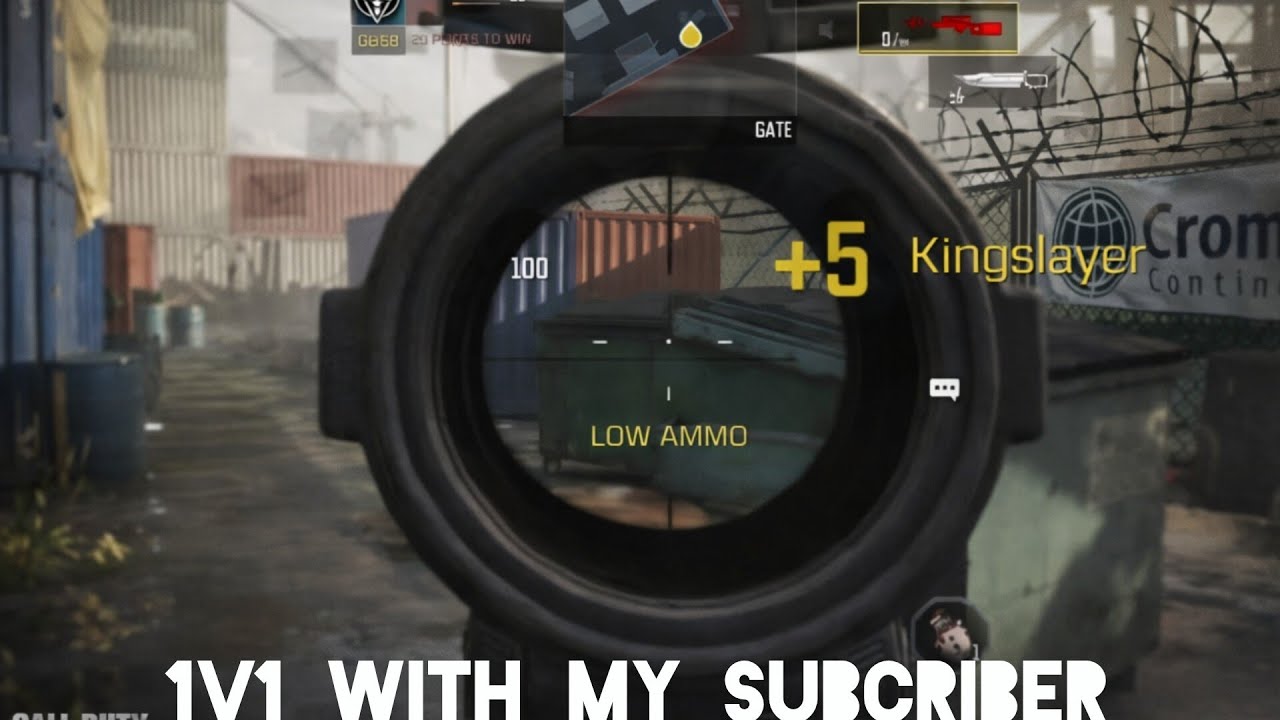 1v1sniper With My Subcriber #codm #codmsniper #codmobile #gaming #sniperking 