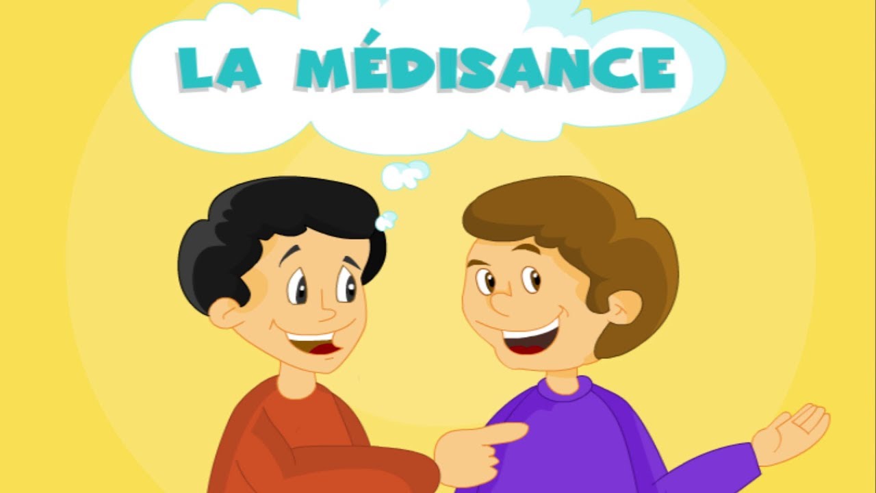 Dessin anim&eacute; islamique  - La  m&eacute;disance en Islam - الغيبة  -  le petit musulman