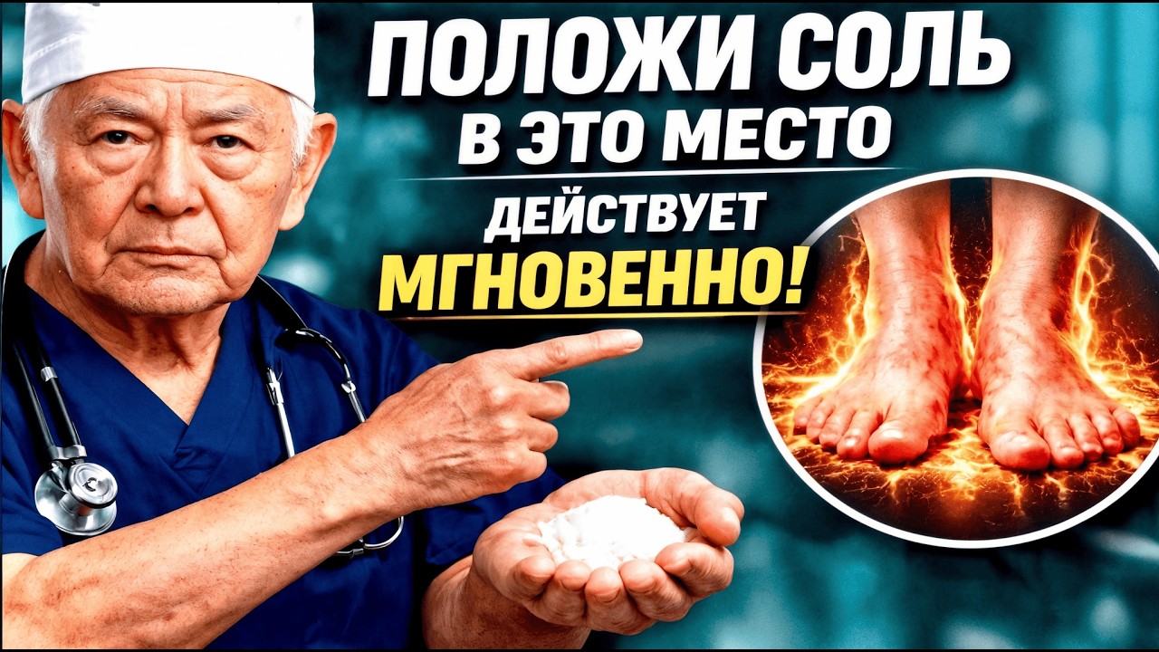 СОЛЬ ДАЁТ СИЛУ ЗА 30 МИНУТ! / СЕКРЕТ ПЕТРА ГАРЯЕВА, О КОТОРОМ МОЛЧАТ ВРАЧИ