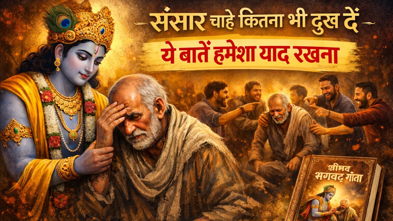 संसार चाहे कितना भी दुख दें ये बातें हमेशा याद रखना | Shrimad Bhagwat Gita Saar | Krishan Updesh