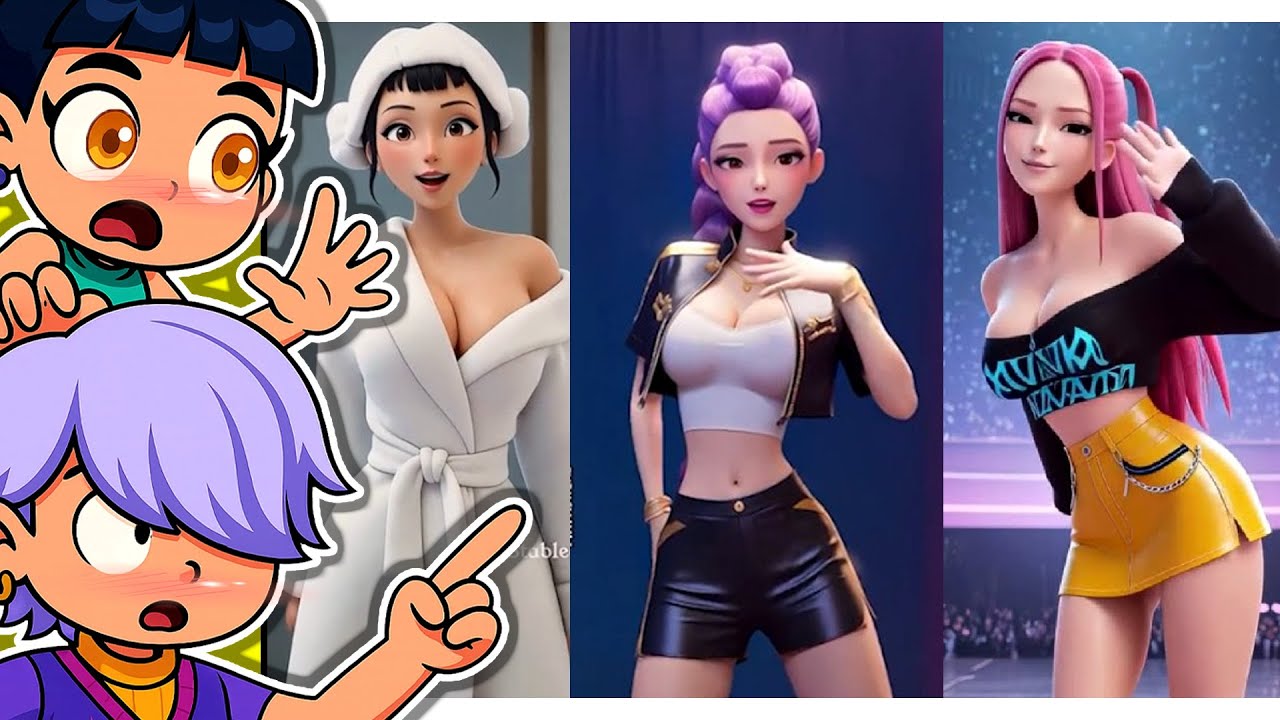 Labubu Huntrix Jinu VS Rumi Animation Reaction | Mystery x Zoey | KPop Demon Hunters React To TikTok