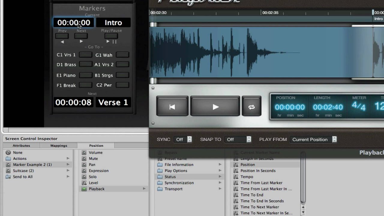 How to use Markers in Logic and Mainstage - Part 3