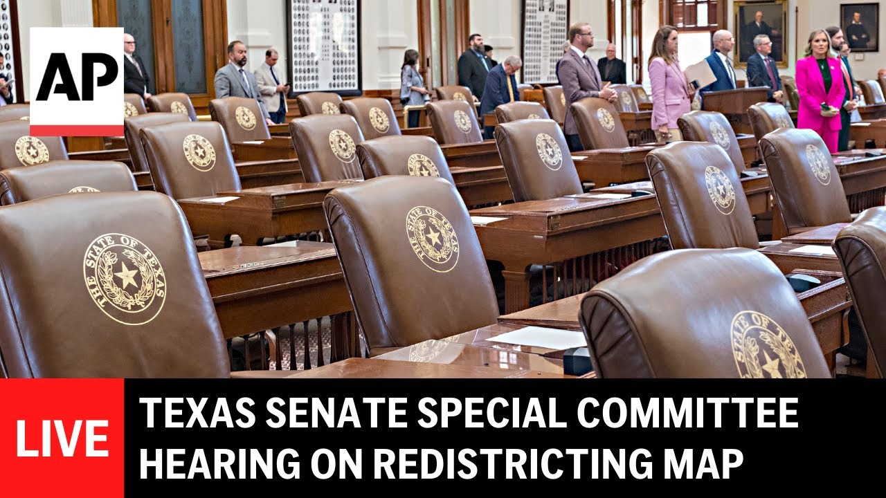 LIVE: Texas Senate special committee hearing on redistricting map