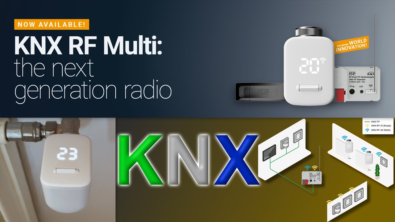 Valvola KNX-RF Multi a batteria ISE
