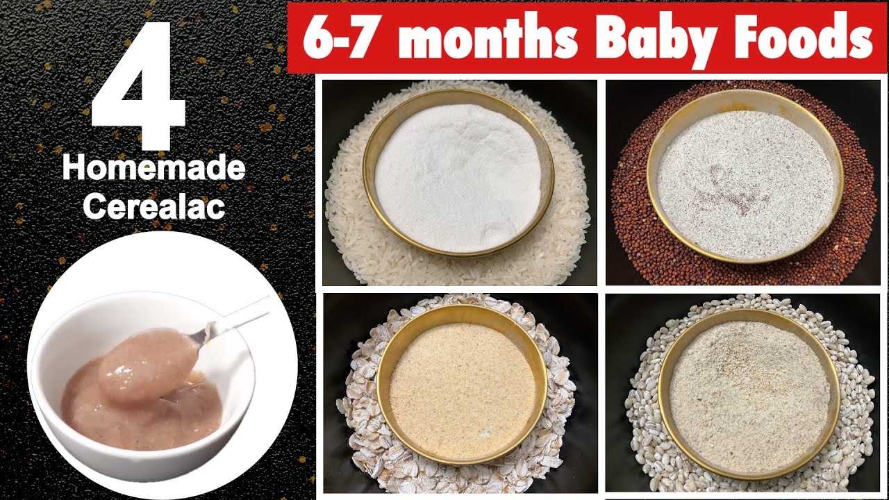 4 Baby Food Recipes for 6-7 months Baby | Weight gain Baby Foods | Homemade Cerelac |Define Your Way