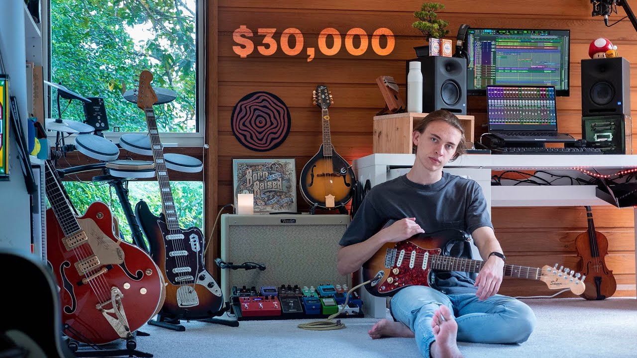 Inside Simon O'Hagan's $30,000 Sydney Bedroom Recording Studio