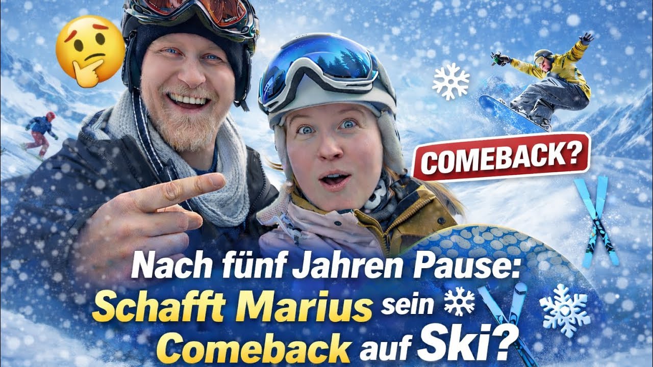 Nach fünf Jahren Pause: Schafft Marius sein Comeback auf Ski? ⛷️❄️