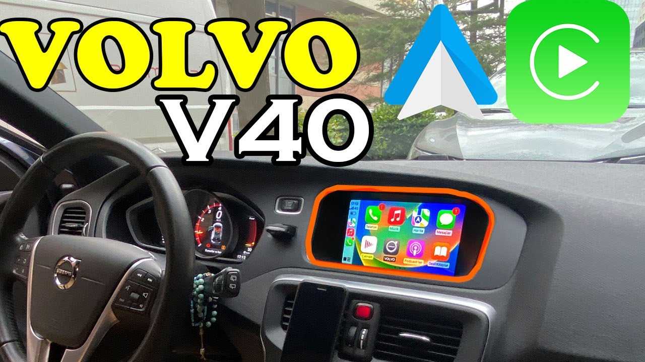VOLVO V40(2015-2018) Orjinal Ekrana Kablosuz CarPlay & AndroidAuto Mirorlink Geri Görüş Kamerası