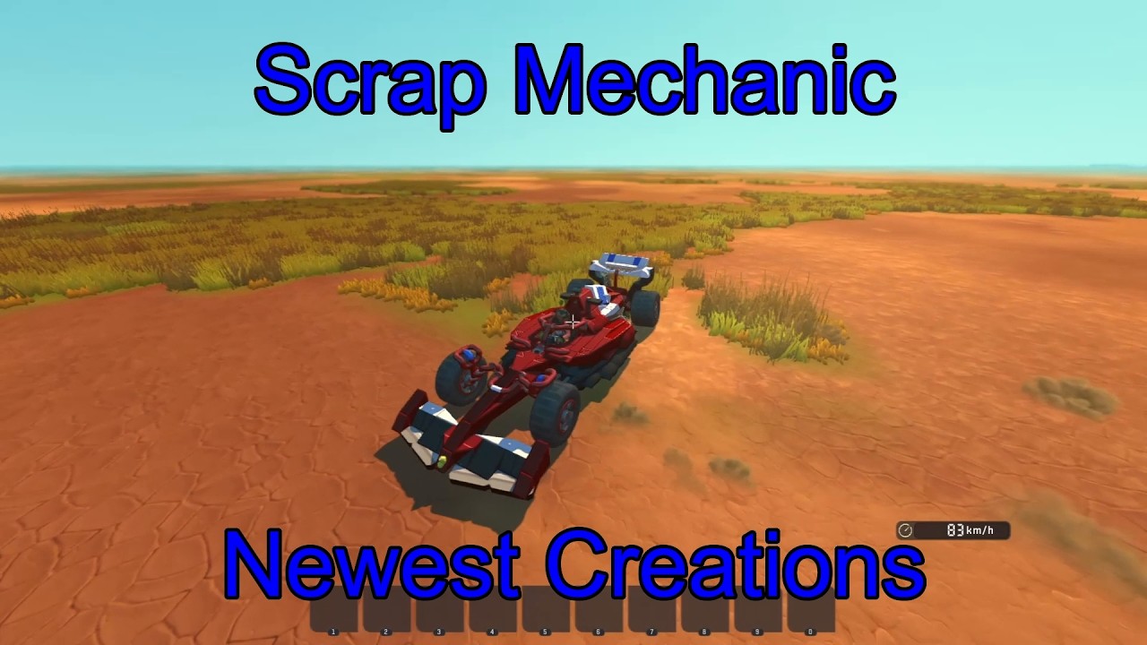 Scrap Mechanic Newest Creations | F1 Racecars, High Speed Engineering & More