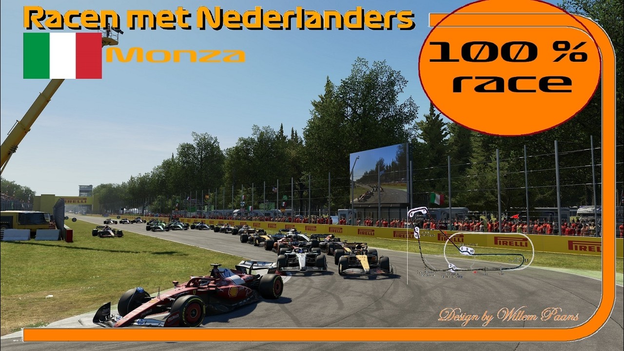 Live PS 5-uitzending Racen met Nederlanders 12e seizoen Monza 100% maandagavond