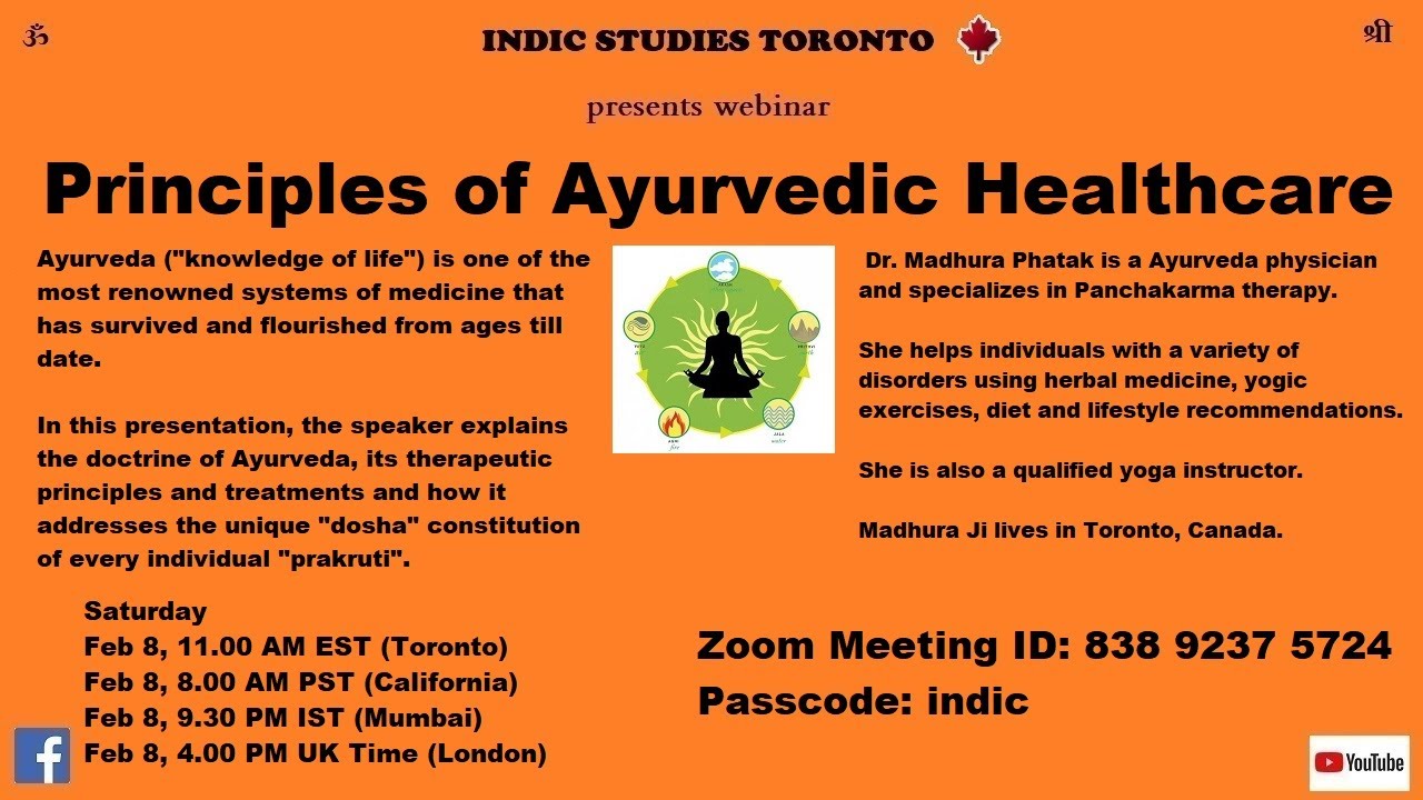 Principles of Ayurvedic HealthCare  | Dr. Madhura Phatak