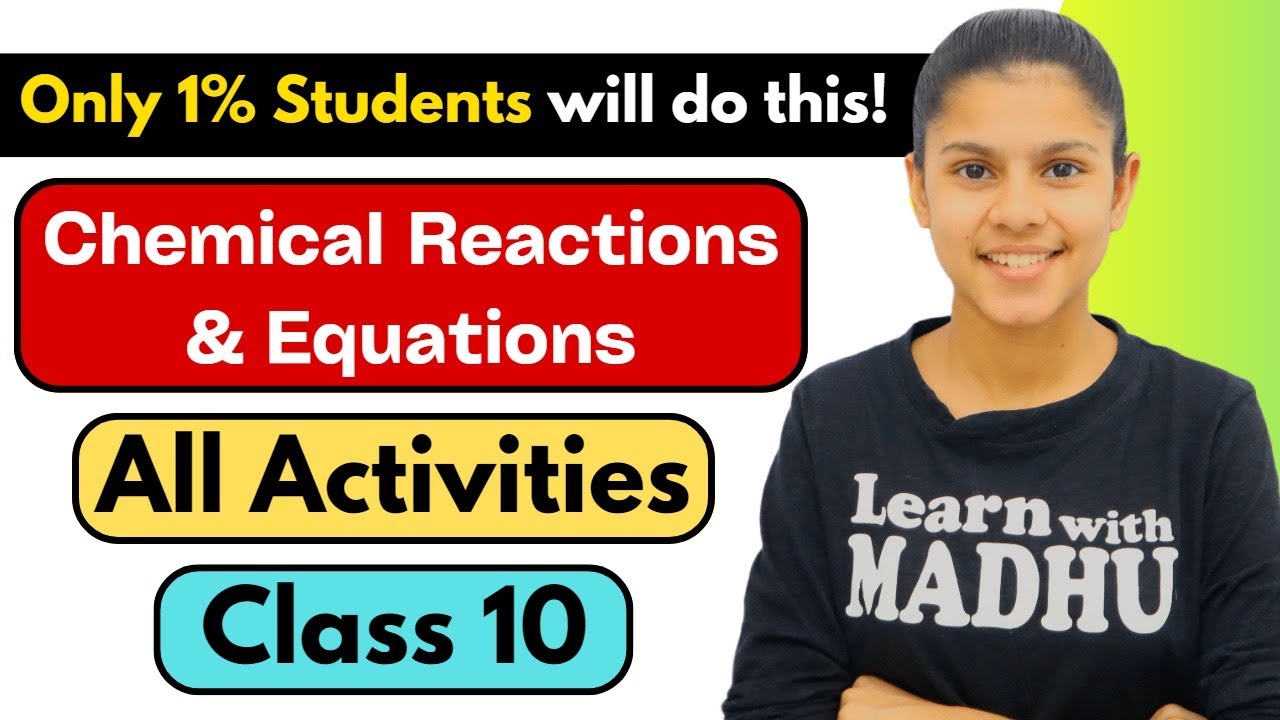 Chemical Reactions & Equations | All Activities in 1 Video ! | Only 1% students will do this 😱