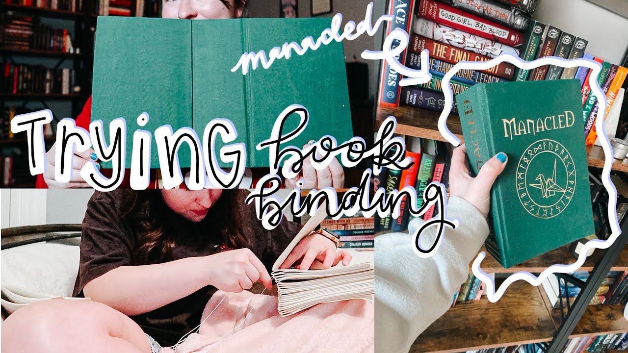 Watch me mess up every step of my first book bind (( MANACLED))