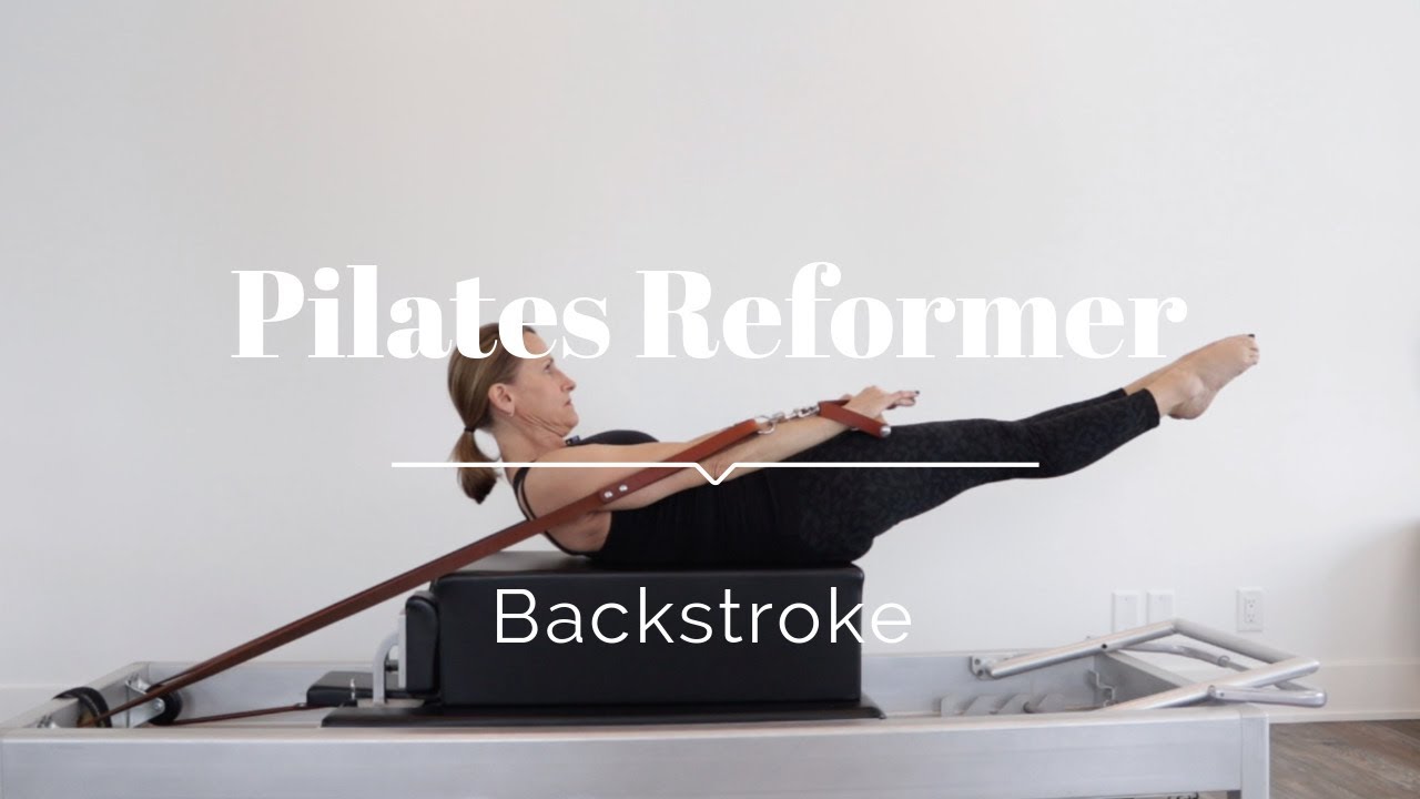 Pilates Reformer: Back Stroke exercise
