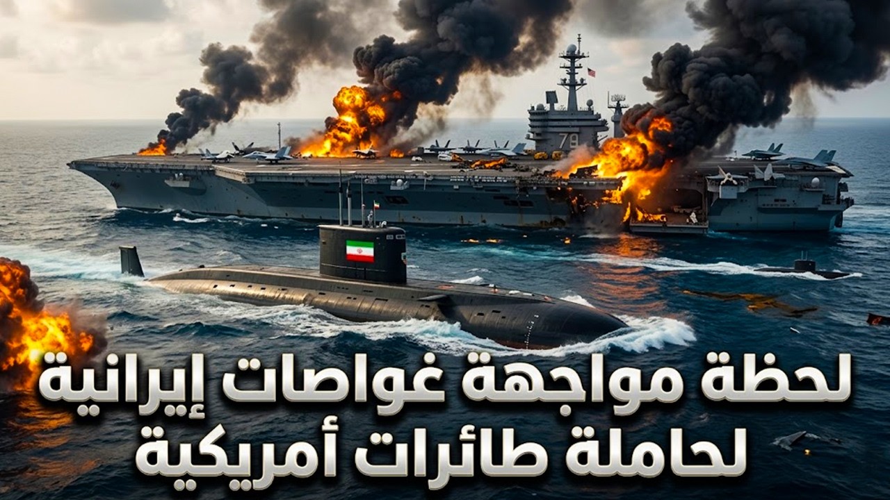 5 غواصات إيرانية طوقت حاملة طائرات أمريكية في مضيق هرمز… ثم تغير كل شيء فجأة