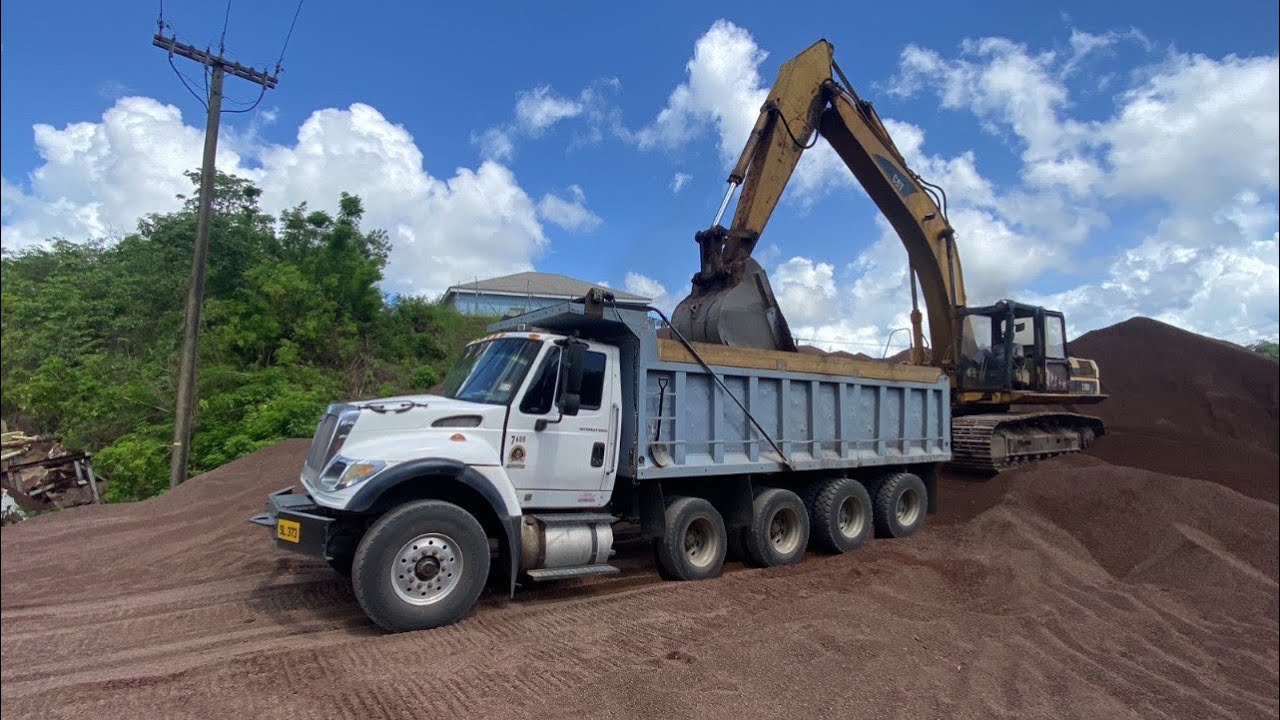 Trucks of Grenada leaving my rush quarryS1E1