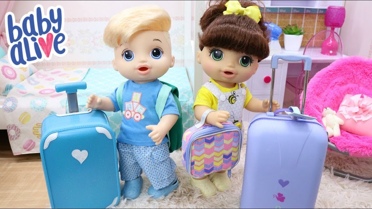 BABY ALIVE JUSTIN E NICOLE V&Atilde;O PRA CASA DA TITIA