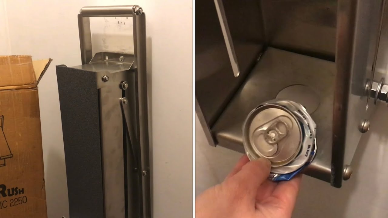 (review) &ldquo;can&rdquo; and &ldquo;plastic bottle&rdquo; crusher VERY HEAVY DUTY stainless steel (icrush) 2250