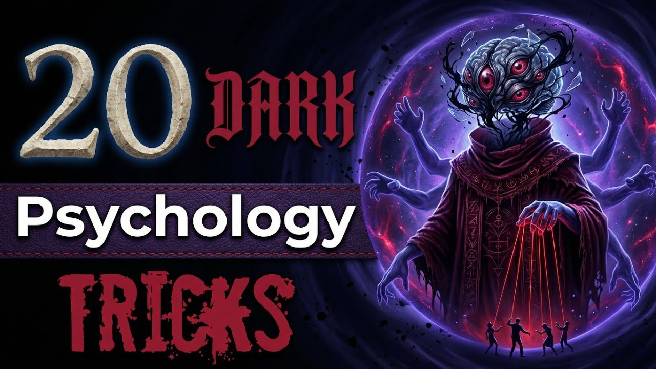20 Dark Psychology Tricks That Control Minds || The Dangerous Secrets of Dark Psychology |Mindflexa