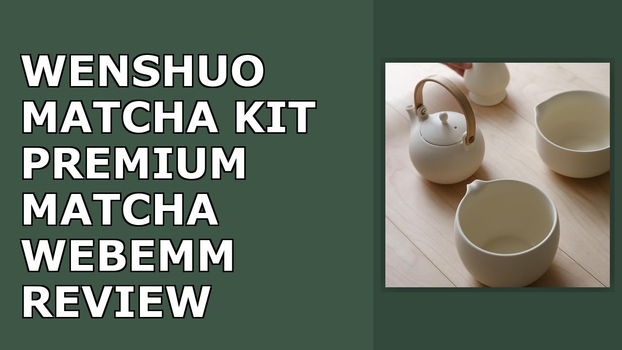 WENSHUO Matcha Kit - Premium Matcha Whisk Set with Traditional Bamboo Tools, Ideal Matcha Review