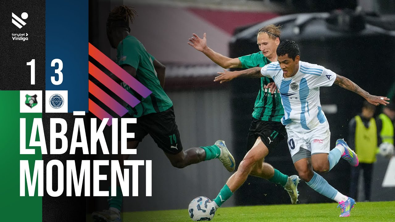 20. kārta: FK Auda 1:3 Riga FC (Labākie momenti)