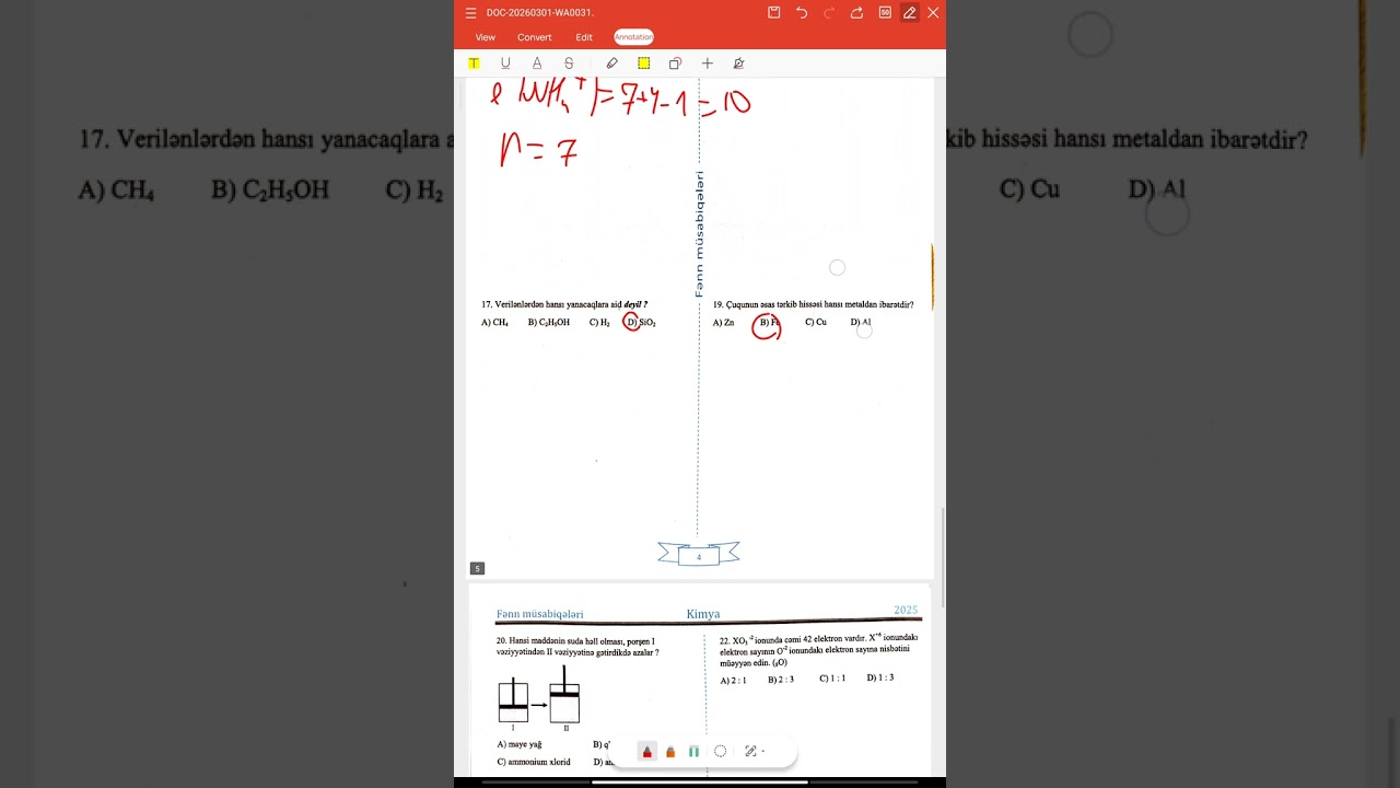 2026 Kimya RFM sınaq #keşfet #education #kəşfett #kesfeteyyiz #keşfetbeniöneçıkar #kimya#rfm #kəsfet
